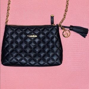 Calvin Klein Black Quilted Crossbody